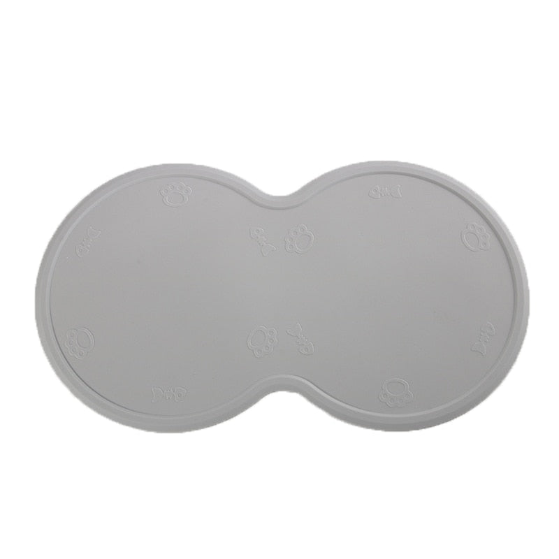 48*27cm Pet Dog Puppy Cat Feeding Mat Pad Cute Cloud Shape Silicone Dish Bowl Food Feed Placement Dog Accessories