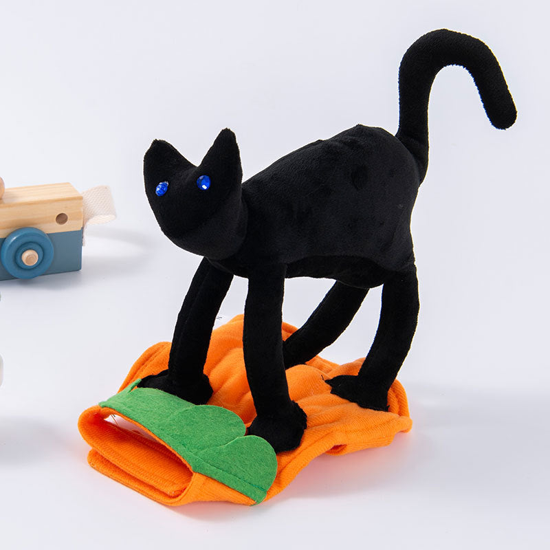 Pet clothes are funny take a knife transform into a pet dog Halloween pet