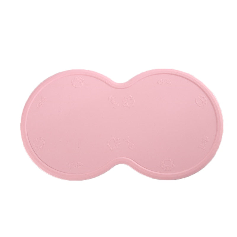 48*27cm Pet Dog Puppy Cat Feeding Mat Pad Cute Cloud Shape Silicone Dish Bowl Food Feed Placement Dog Accessories