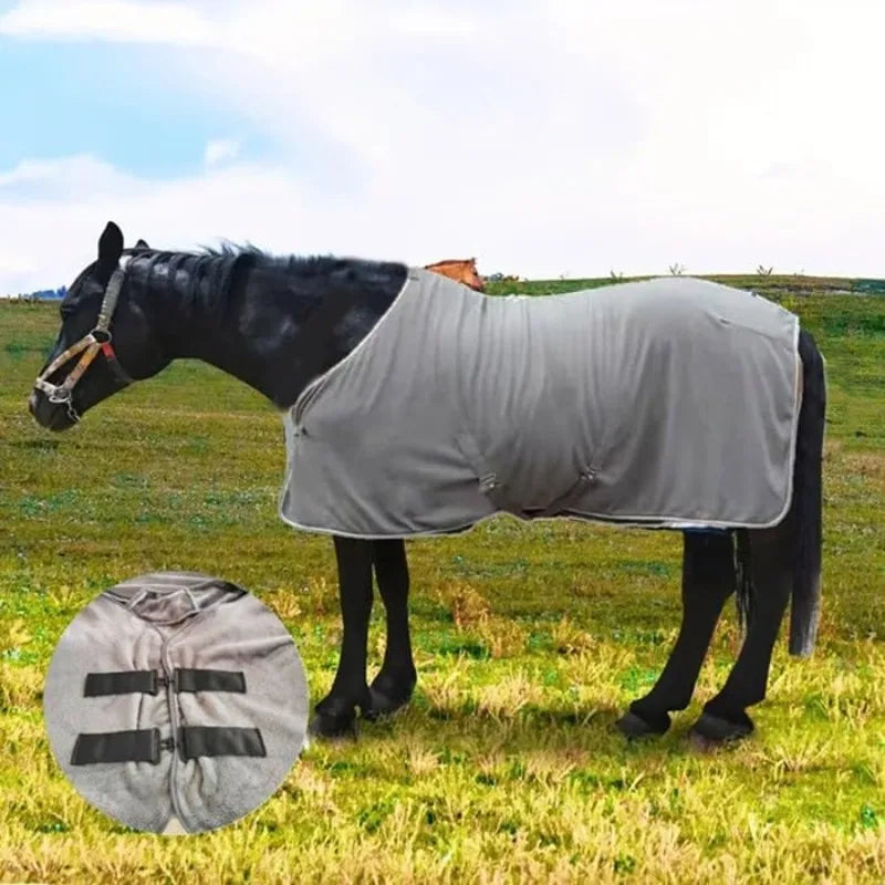 Horse Protective Blanket Breathable Rainproof Equestrian Supplies for Spring Autumn Hot Weather Outdoor Durable Lightweight
